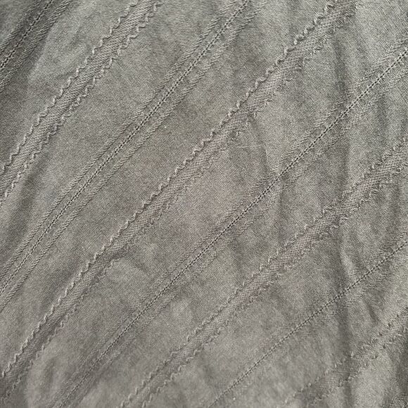 Per Una 100% Olive Green Flowy Boho Midi Skirt US size 10 medium/large - Picture 2 of 5